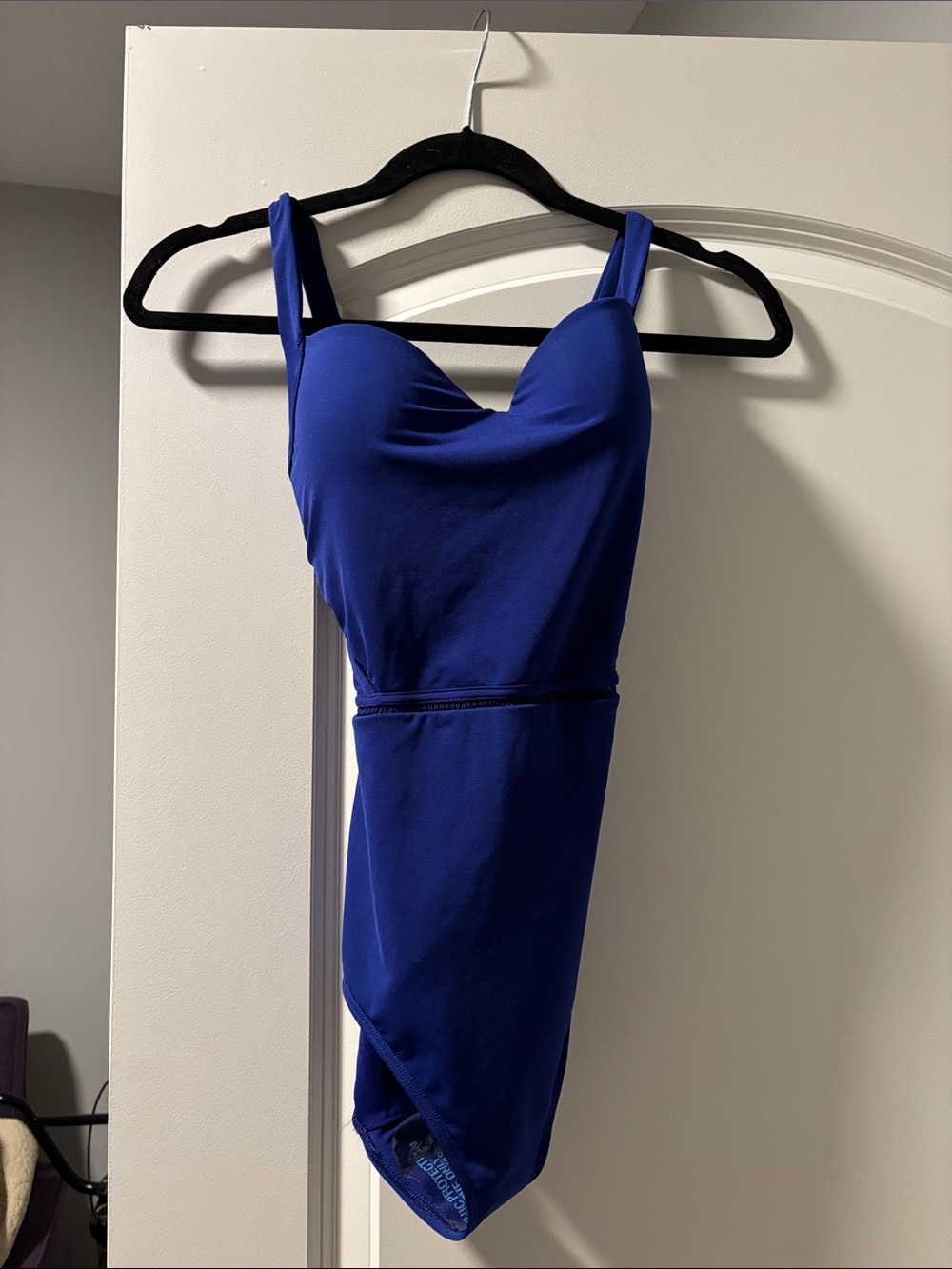 Classic One-Piece Swimsuit in Royal Blue